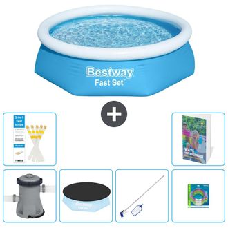 Bestway Piscina Bestway Fast Set Redonda - 244x61 Cm - 7-piezas S299