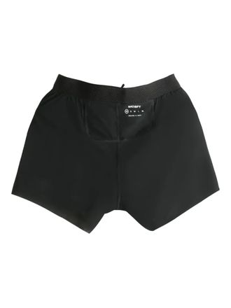 SATISFY elasticated-waistband shorts - Zwart