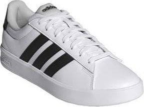 adidas Grand Court 3.0 Sneaker in White/Core Black/White at Nordstrom Rack, Size 10.5