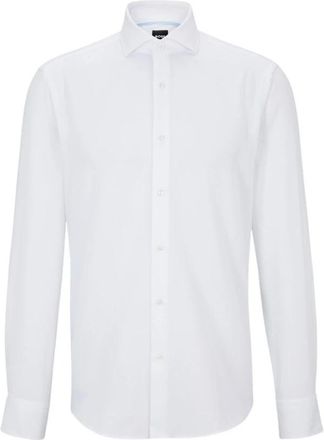 HUGO BOSS Formal Shirt 50496698 - Heren - Zakelijke Overhemden - Wit - XL - Katoen - Overhemden