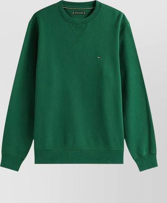 Tommy Hilfiger long sleeve crew neck sweater with ribbed cuffs