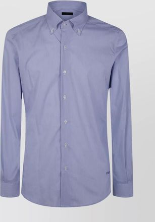 Fay collared button-down shirt long sleeves