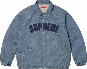SUPREME Arc Denim Coaches Jacket Washed Indigo SS25J62-WASHED-INDIGO