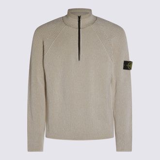 Stone Island Ivory Knitwear