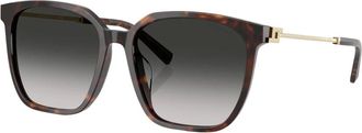 Tiffany & Co. Sunglasses, unisex, Brown, Size: 56 MM Tf4244D Sunglasses