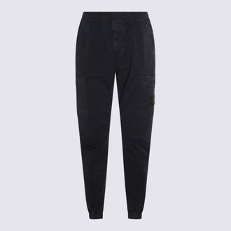 Stone Island Dark Blue Cotton Pants
