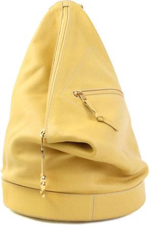 Loewe Yellow Leather Backpack (Pre-Owned)
