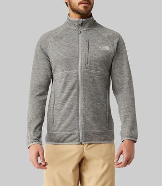 The North Face Mens The North Face Canyonlands NF0A5G9VDYY Jacket Gray Heather Full Zip SGN959