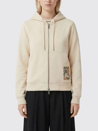 Burberry Felpa in cotone con logo Burberry
