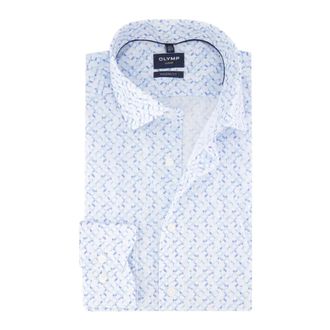 Olymp Olymp, Heren, Overhemden, Blauw, Maat: XL