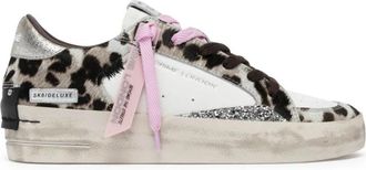 Crime London Sk 8 Deluxe Wedge Pinko Hyena - Dames - Sneakers - Wit - 40 EU - Leer - Schoenen