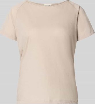 American Vintage American Vintage T-Shirt mit U-Boot-Ausschnitt Modell LALOOM in Sand, Gr&ouml;&szlig;e L