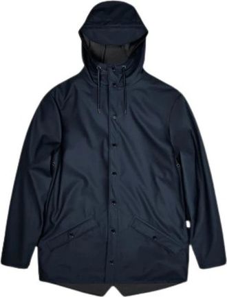 Rains Waterdichte Jas - Dames - Zomerjassen - Blauw - 2XL - Polyester - Jassen