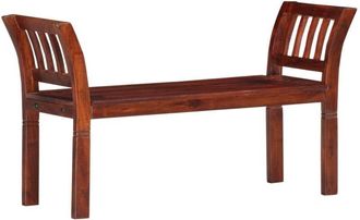 vidaXL Banco de madera maciza de acacia 111 cm vidaXL