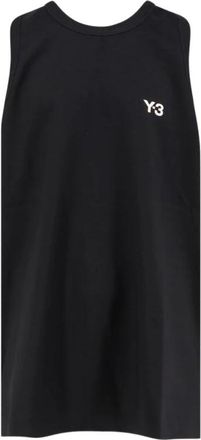 Yohji Yamamoto Sleeveless Tops, male, Black, Size: XL Elegant Basketball Jersey