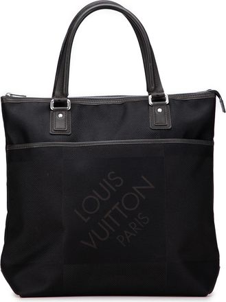Louis Vuitton Pre-owned Womens Canvas Tote Lv Monogram - Black Textile - One Size