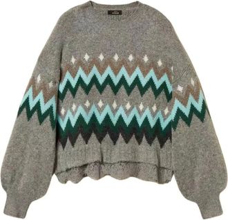 Twinset Dames, Truien, Grijs, Maat: M