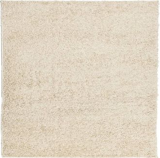 vidaXL Vidaxl - Alfombra Peluda De Pelo Largo Moderna Pamplona Dorado 160x160cm