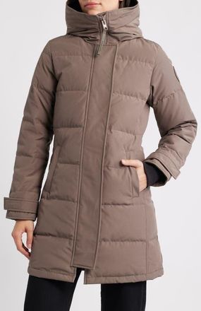 Canada Goose Shelburne Water Resistant 625 Fill Power Down Parka in Taupe Grey at Nordstrom, Size Medium