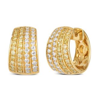 Le Vian Ladies Yellow Diamonds Earrings set in 14K Honey Gold