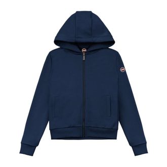 Colmar Felpa con Cappuccio in Cotone - male - Colmar - Kids Sweatshirts - Blue - 14 Y - Kids