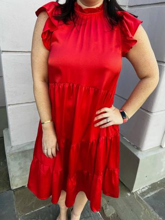 Pinch Design Tiered Maxi Dress