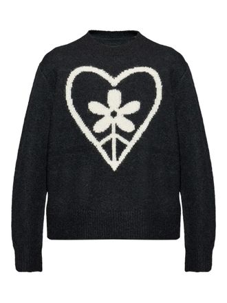 AllSaints Finden patterned sweater - Black