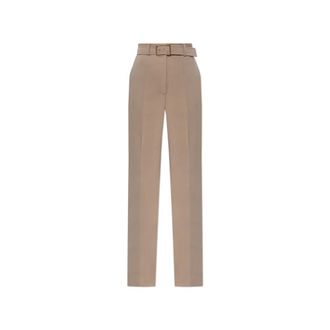 Sportmax Sportmax, Wide Trousers, female, Beige, Size: 3XS Abitur Trousers