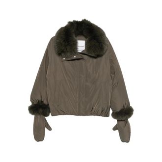 Yves Salomon Mujer, Chaquetas, Marr&oacute;n, Talla: S