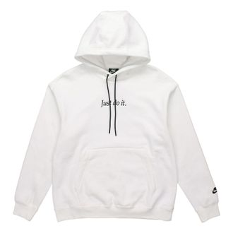 Nike Sportswear Drawstring Fleece Pullover White CI9407-100