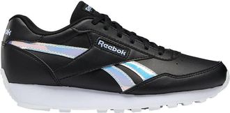 Reebok Rewind Run Womens Die Cut Eva Midsole Lw Feel Trainers (Black Silver, UK 5.5)