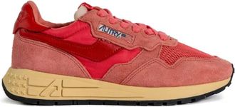 Autry Sneakers met su&egrave;de mesh - Roze