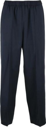 Fabiana Filippi Wide Broeken - Dames - Wijde Broeken - Blauw - XS - Wol - Broeken