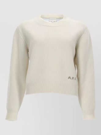 A.P.C. crew neck long sleeve knit top