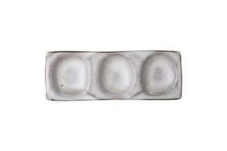 Bloomingville Plato de servir de gres gris