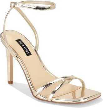 Nine West Penelope Sandal in Gold at Nordstrom, Size 10.5