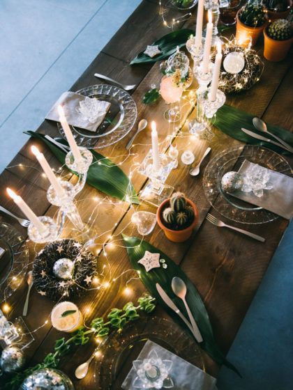 5 segreti per decorare velocemente la tavola di Natale