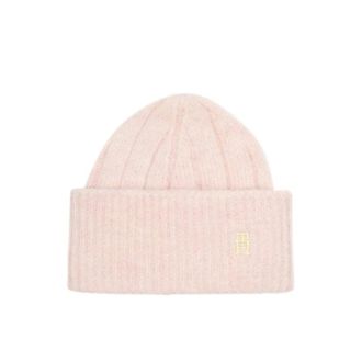 Tommy Hilfiger Klassieke Beanie Muts - Dames - Hoeden - Roze - ONE Size - Accessoires