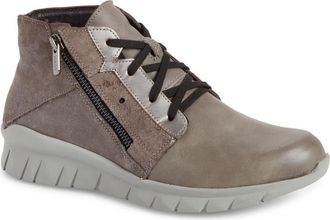Naot Polaris High Top Sneaker in Foggy Gray Leather at Nordstrom Rack, Size 10Us / 41Eu