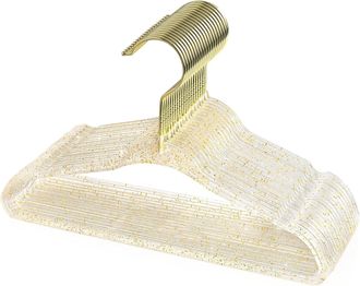 OEM Perchas Para Ropa Infantil, Perchas Transparentes Para Ropa De Beb&eacute; Con Peque&ntilde;as Lentejuelas, Paquete De 20 Perchas Ultrafinas Que Ahorran Espacio Par