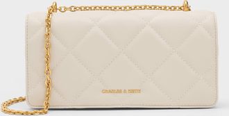 Charles & Keith Paffuto Quilted Wallet On Chain