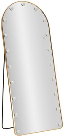 Mauro Ferretti Espejo De Pie Led Hollywood Arco Cm 70x6-45x170 (luz Con 3 Temperaturas De Color)