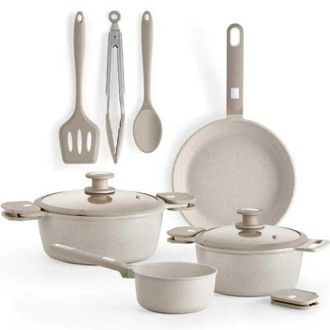 Monix Pack Bater&iacute;a De Cocina Monix Denmark/ Cazo &Oslash;16cm/ Sarten &Oslash;24cm/ Cacerolas &Oslash;20 - 24cm/ Aluminio Fundido/ Apta Para Inducci&oacute;n