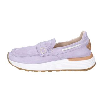 Moma Su&egrave;de Loafers - Dames - Loafers - Paars - 37 EU - Su&egrave;de - Schoenen