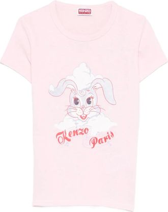 Kenzo T-shirt Winter Holidays con stampa - Rosa