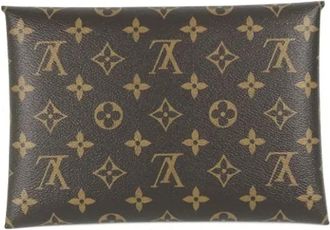 Louis Vuitton Pre-owned Monogram Pochette - Dames - Vintage Clutch - Bruin - ONE Size - Vintage