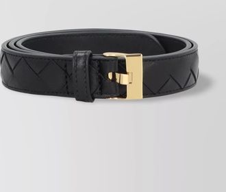 Bottega Veneta nappa leather woven belt
