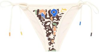 Alemais Maroc Triangle Bikini Brief - Dames - Bikinis - Veelkleurig - XS - Nylon - Badmode