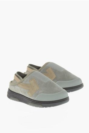Off-white Mules OUT OF OFFICE in Fabric and Suede size 41