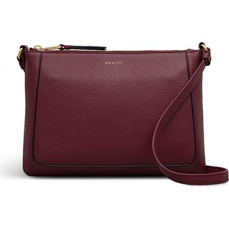 Radley London Kew Way Small Ziptop Crossbody Bag in Merlot at Nordstrom